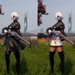 【幻兽帕鲁】2B（尼尔机械纪元） 替换女性服装MOD