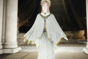 【艾尔登法环】白金配色的菲雅的长袍纯外观MOD