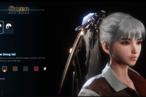 【剑星】白发为默认发型-行星潜行尾