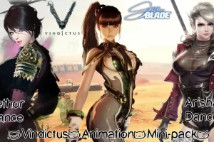 【剑星】洛奇英雄传舞蹈动作迷你包