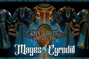 【上古卷轴4重制版】华丽法师服装 – Cyrodiil 的法师套