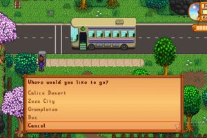 【星露谷物语】自定义巴士位置