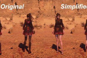 【剑星】黑色全套连衣裙，简洁大方（兼容CNS）-n网2447